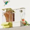 Large Capacity Hummingbird Feeder Plastic Shake-Resistant Feeder Transparent Feeder  Outdoor Use