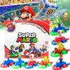 Super Mario Pull-back Kart Toy Model Display Box Interactive Racing Car For Kids