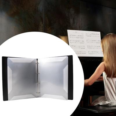 Složka na noty papírová dokumentová složka víceúčelová průhledná ochranná složka desky na spisy flip