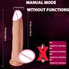 Realistic Thrusting Big Dildo Vibrating Man Dick G Spot Clitoris Stimulator Telescopic Adult Vibrator for Women's Sexual Pleasur
