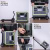 FOSSiBOT F2400 Tragbare Powerstation+200W Solarpanel+Anhänger, Solargenerator 2048Wh LFP-Akku 2400W, Camping/Reise/Zuhause/Notfall