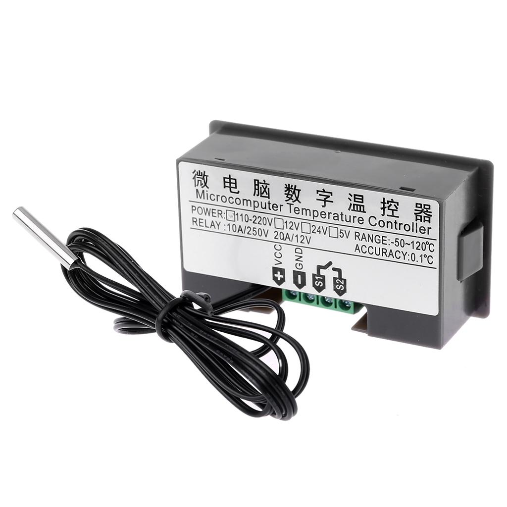 W3230 Digital Thermostat Temperature Control for Smart Sensor Waterproof NTC Sensor AC110-220V 20A for Industrial Equipm