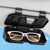 Universal Car Glasses Holder Organizers For Driver For Various Eyewear Type And Sizes Up To 7 Inches For Spacious Storage