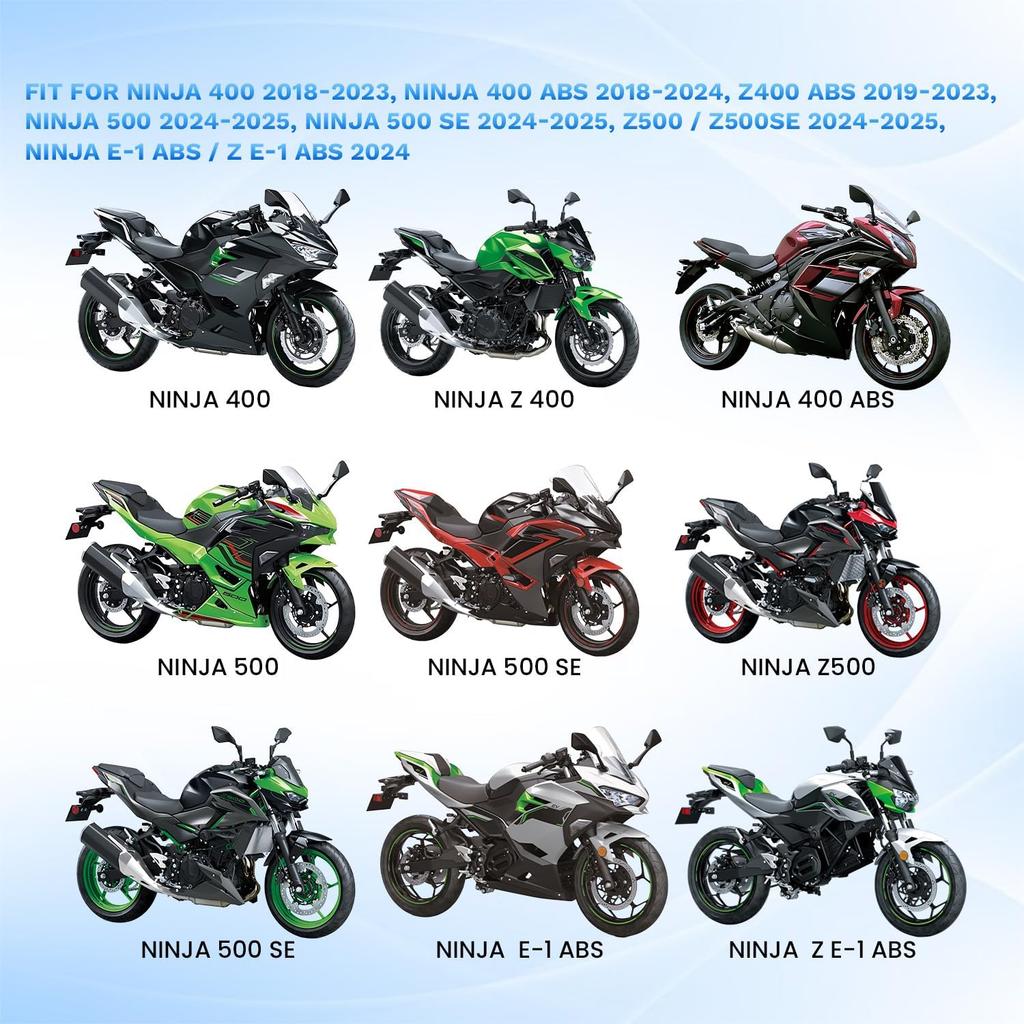 Rear Brake Lever for 2018-2025 Ninja 400, Ninja 500, Z400, Z500, Ninja e-1 ABS, Motorcycle Foot Pedal Accessories Replacement (Silver)