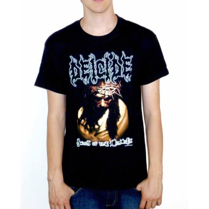 Deicide  Scars Of The Crucifix  T-shirt - NEW OFFICIAL legion hell with god Unisex T-Shirt XL