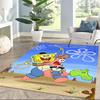 Spongebob And Friends Adventure Square Rugs Are a Great Choice for Living Rooms, Bedrooms, Home Décor, and As Gifts.