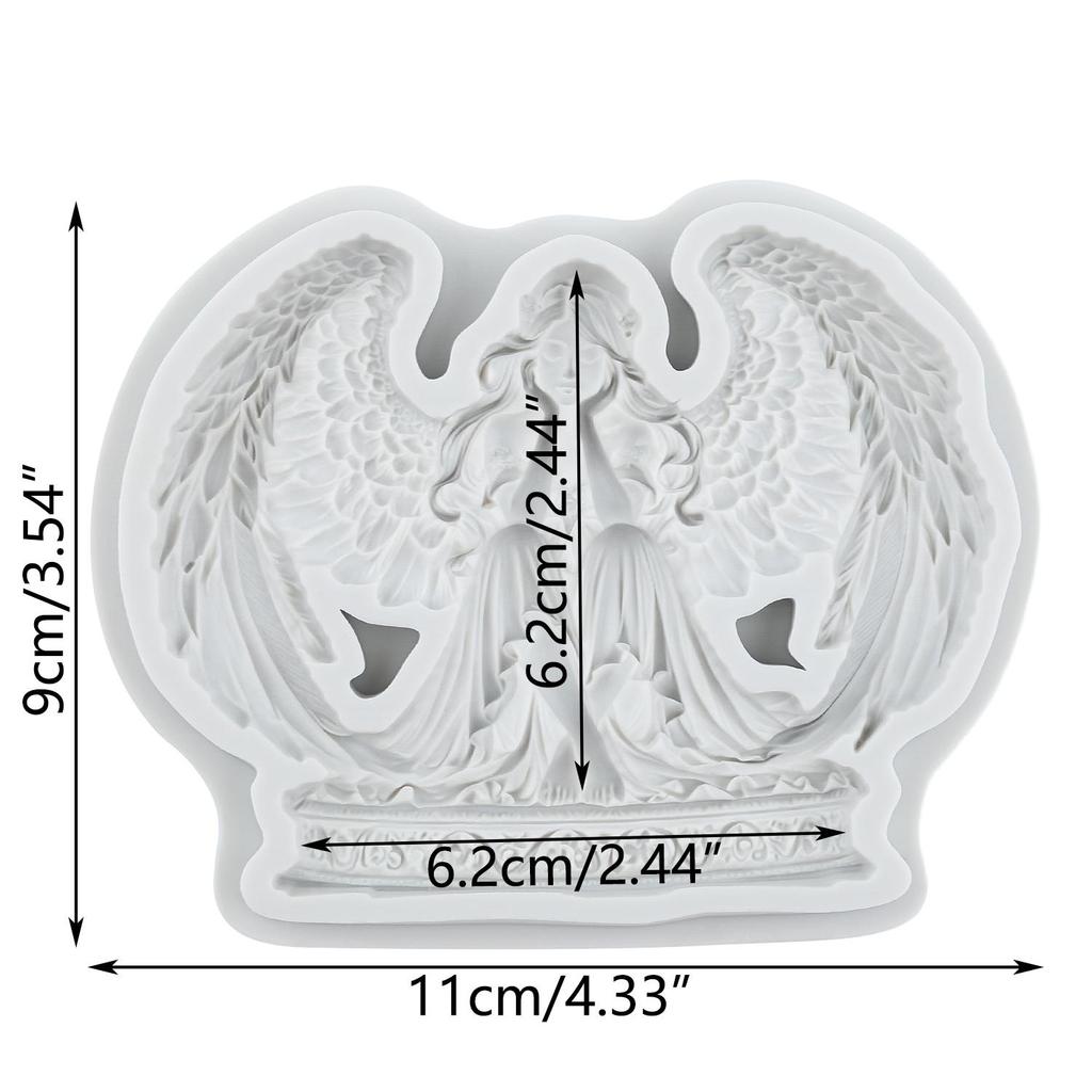Formy Silikonowe Anioł Anioł Forma Fondant Narzędzia do Dekoracji Ciast Topper na Babeczki Cukierki Czekolada Forma do Gumpasty