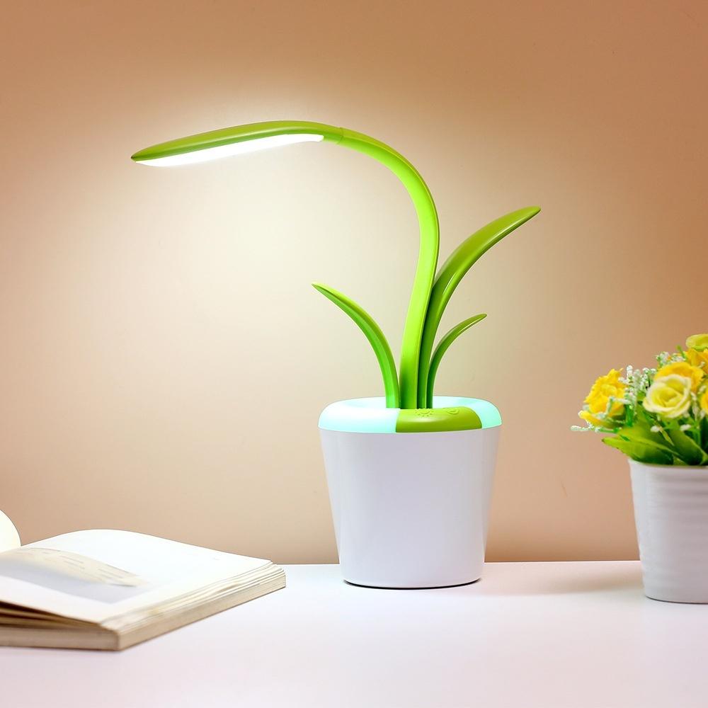 Creative Led Romantic Colourful Student Desktop Study Eye USB Desk Lamp Touch Control Climax Atmosphere Desk Lamp