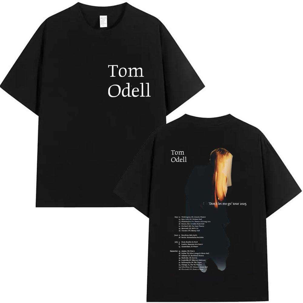 

Tom Odell Wonderful Life Tour 2025 Merch T Shirt Men s Gothic Hip Hop Punk Clothing T-shirt Man Vintage Oversized Cotton Tshi... 5XL різнокольоровий