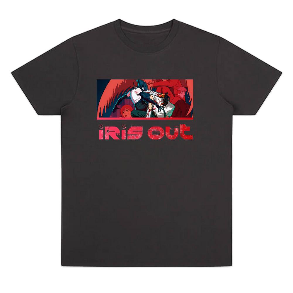 

Yonezu Kenshi IRIS OUT Cartoon Print T Shirts Heavy Cotton Clothing Japan New Anime Tees Harajuku Aesthetic T-shirt Unisex Manga XS чёрный