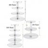 Detachable Design Acrylic Cupcake Stand Clear Cake Serving Rack  Wedding Party