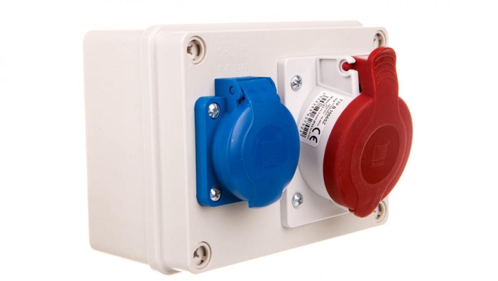 Rozdzielnica Stacjonarna R-Box 150 1X16A/5P 1X250V Ip44 B.1091