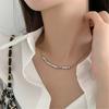 Fashion Collarbone Chain Simple Stainless Steel Short Necklace Adjustable Chain Necklace Fashion Jewelry for Any Occasion