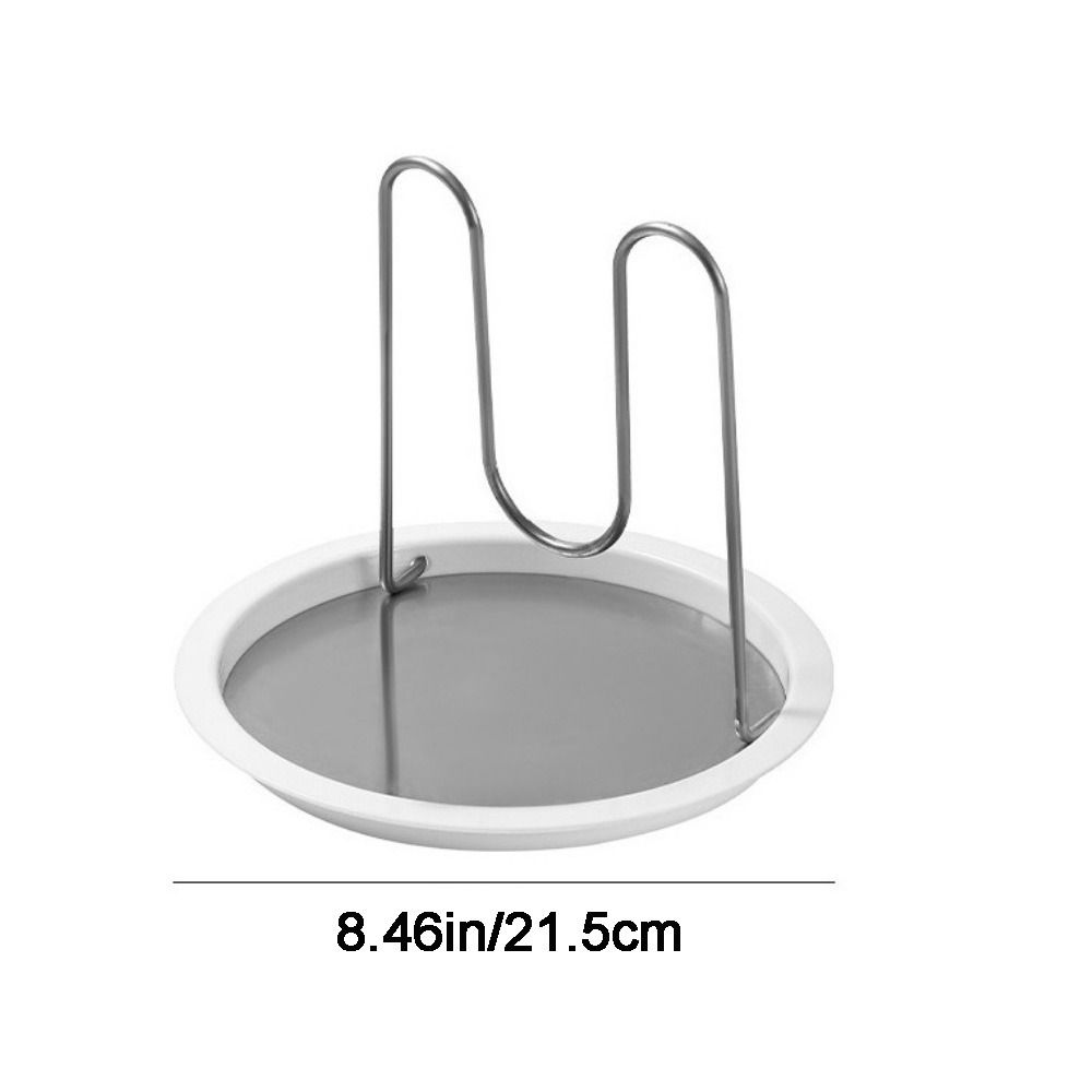 Folding Pot Lid Holder Stainless Steel Pot Lid Stand Pan Cover Shelf Spoon Rest  Restaurant