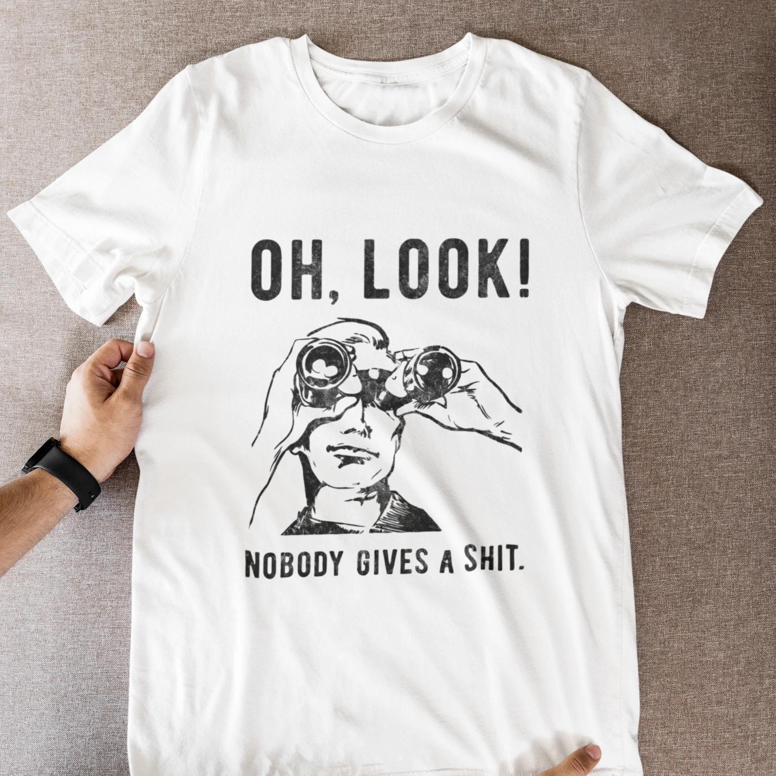 Mens Funny Sarcastic T Shirt Oh Look Nobody Cares Graphic Tee Novelty XL