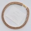 Maillard Wind Gold Camocha Color Shijia Pearl Double Layer Design Sweater Chain Necklace Clavicle Chain