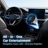 2in1 Wireless Car Play Adapter Converts Corded to Wireless with Bluetooth-compatible 5.4 and WiFi for Car Connection