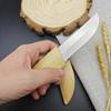 Stainless Steel Utility Knife Kitchen Cleaver with Sheath Outdoor Barbecue Cutting Fishing Knife Household Paring Knife