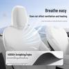 Tesla Model Y Seat Cushion Protector - Napa Leather, Breathable, Ventilated