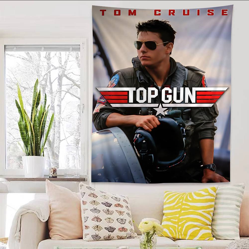 Classic Action Movie TTop GGun Colorful Tapestry Wall Hanging Bohemian Wall Tapestries Mandala Wall Art Decor