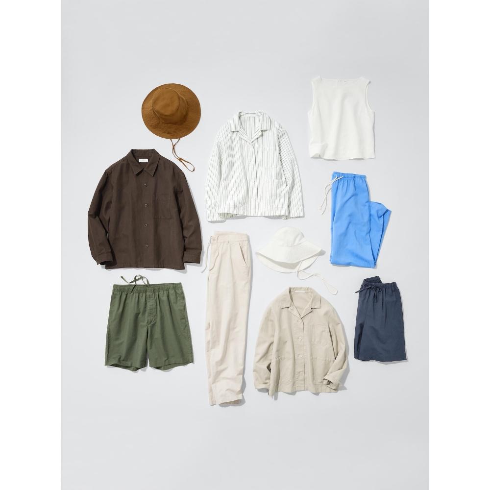 Uniqlo Japan Linen Blend Choa Jacket