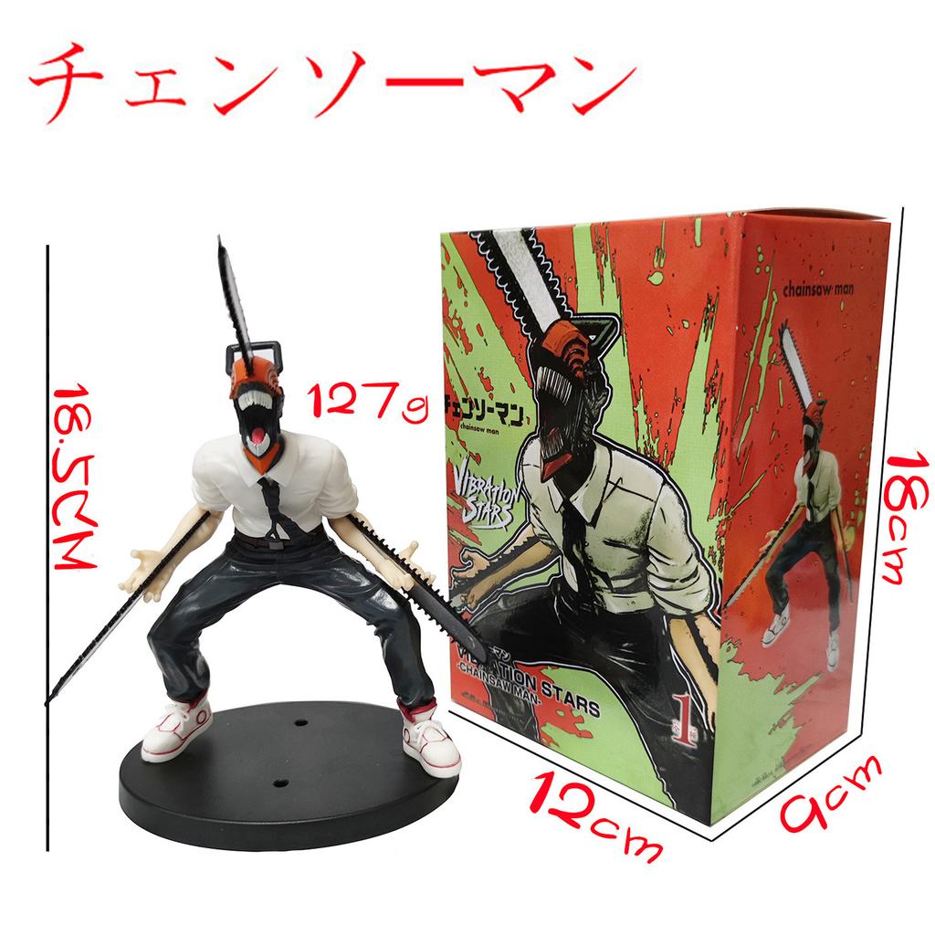 18cm Chainsaw Man Anime Figure Power Denji Action Figure PVC Chainsaw Man Denji Figurine Adult Collection Decor Model Dolls Toys