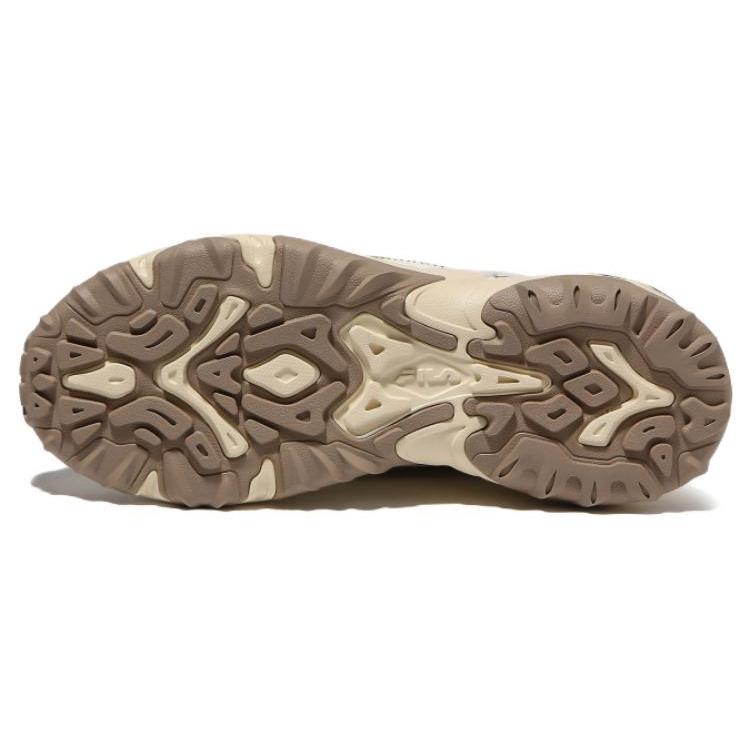 FILA Explorer Rock Blunt Textile, Leather Low top Casual Shoes Unisex Beige Korean Style 1JM01763E_924
