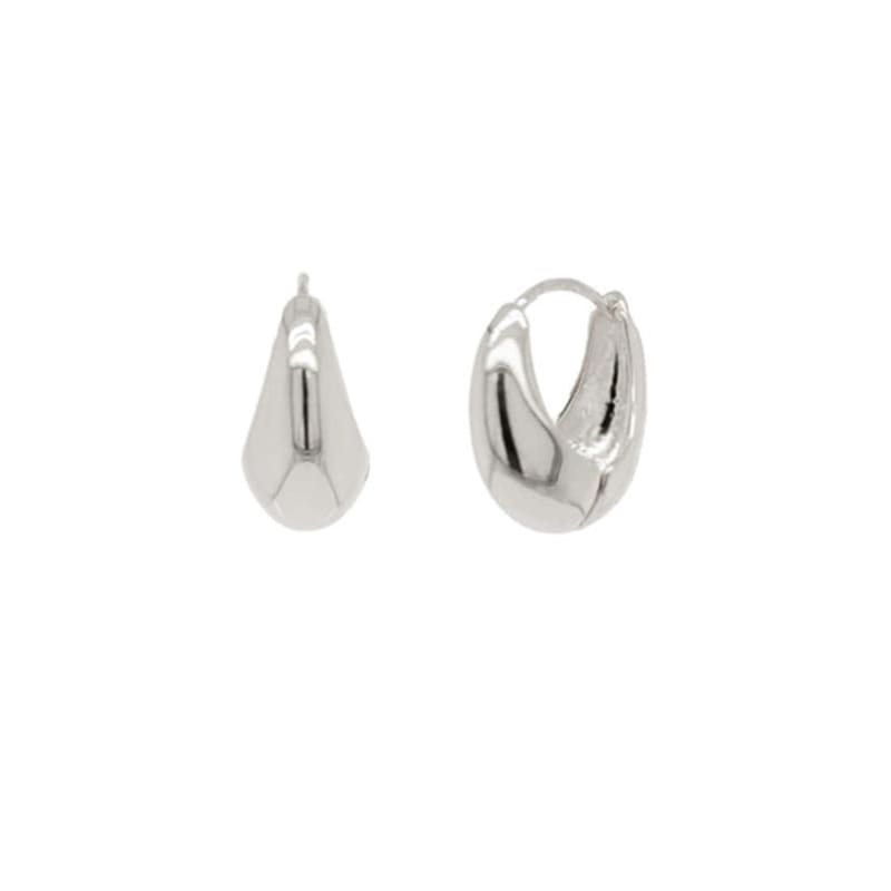 

vivicate [925 Silver] Basic One Touch Earrings_Medium Medium