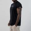 [Anmur] Men's Short-Sleeve T-Shirt, Training Wear, Sweat-Wicking, Quick-Drying, Innerwear, Top, Gym, Strength Training, Fitness, Loose Fit, Black, XL