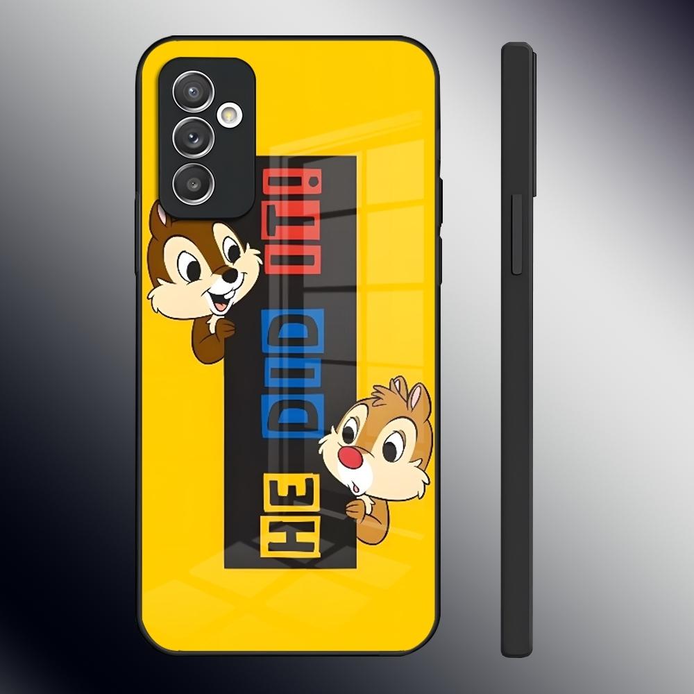 C-Chip 'n' Dale Phone Case For Samsung S24 Ultra S23 S22 S20 Fe S21 Plus A54 A34 A24 A53 A13 A16 Glass Back Cover