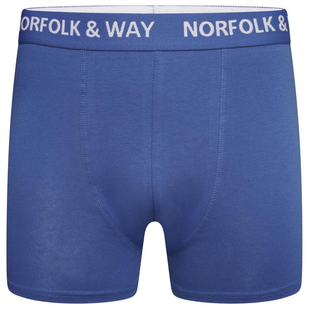 Norfolk & Way Men's Cotton Blend Boxer Shorts (Pack of 6)