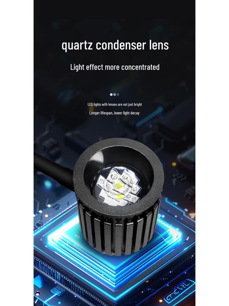 Cross-Border Reef Tank Coral Light: Deep Sea Spectrum, UV for Fluorescence, High-Brightness Lens, Smart Upgrade