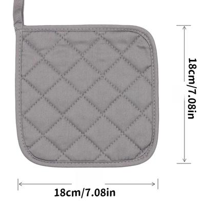 1pc Pot Holders Heat Resistant Potholders Cotton Hot Pad Firm Grip Pot Holders Dining Table Mat Pot Holders Set Kitchen Tool