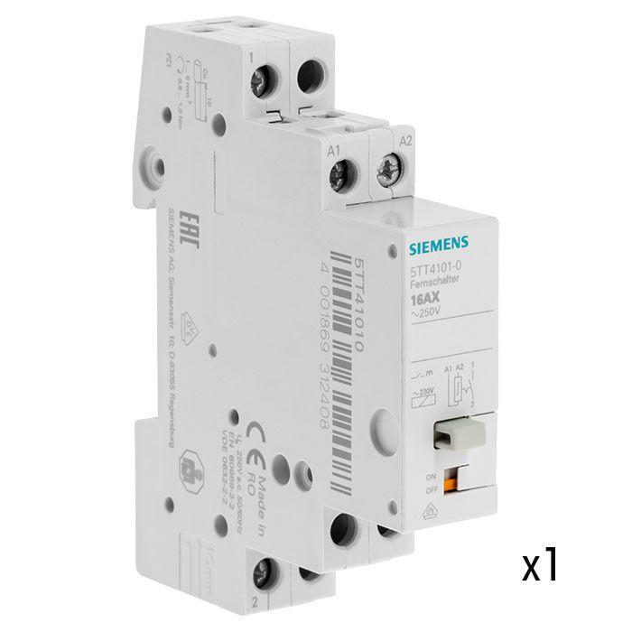 Télérupteur Modulaire SIEMENS 16A 230V – 1 Module DIN – 1 Contact NO