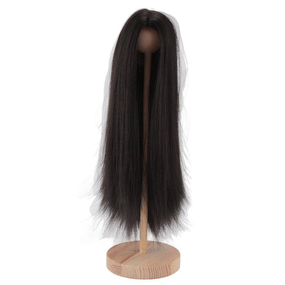 Soft Ball Jointed Doll Wig Trimmable 1/4 Doll Wig Doll Accessories Doll Wig Playing Use