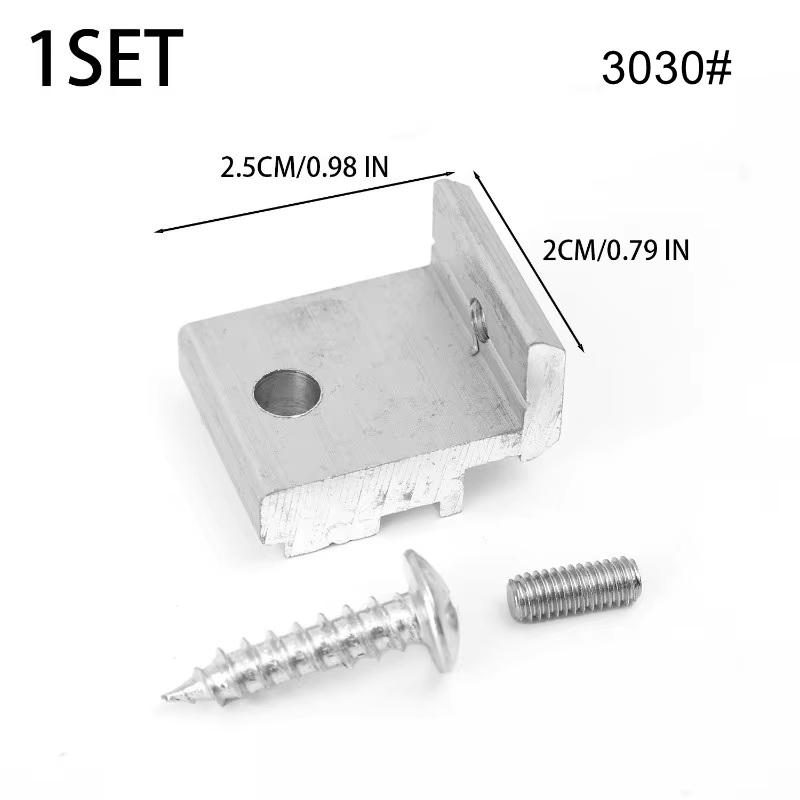 1Pcs Fixing Side Panel Bracket Accessories 2020 3030 4040 Fixing Parts For Machine Frame Construction Components Supplies