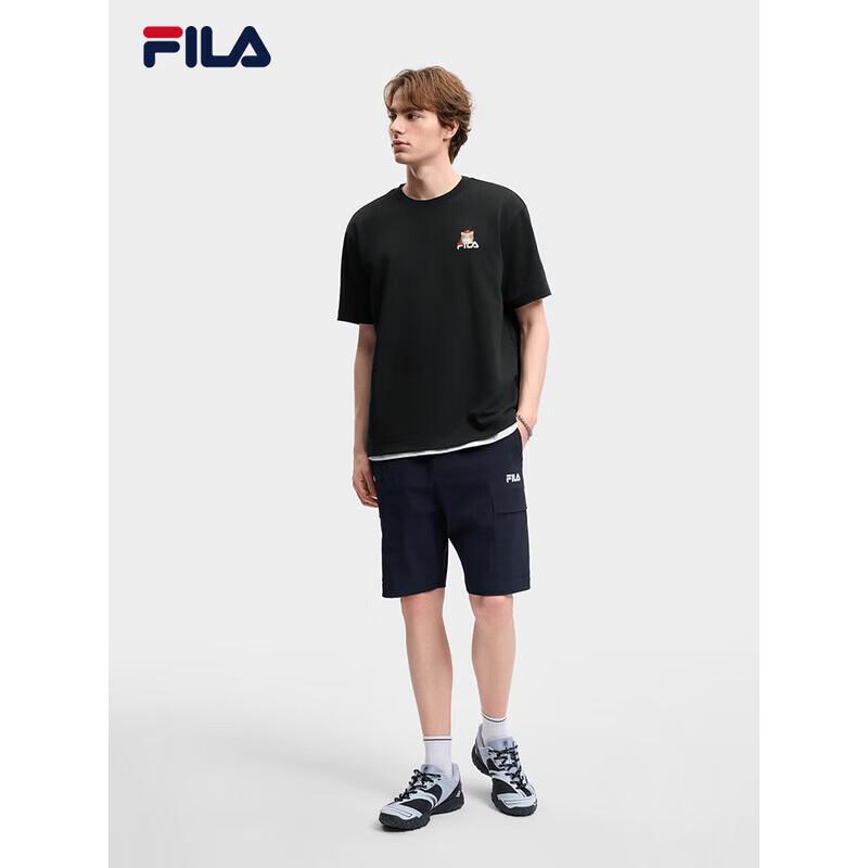 FILA Men s 2026 Spring Casual Cat Graphic T-Shirt 2XL