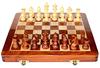 StonKraft Handcrafted Premium Wood 31 x 31 cm Chess Set - Rosewood Folding Magnetic Set with Storage