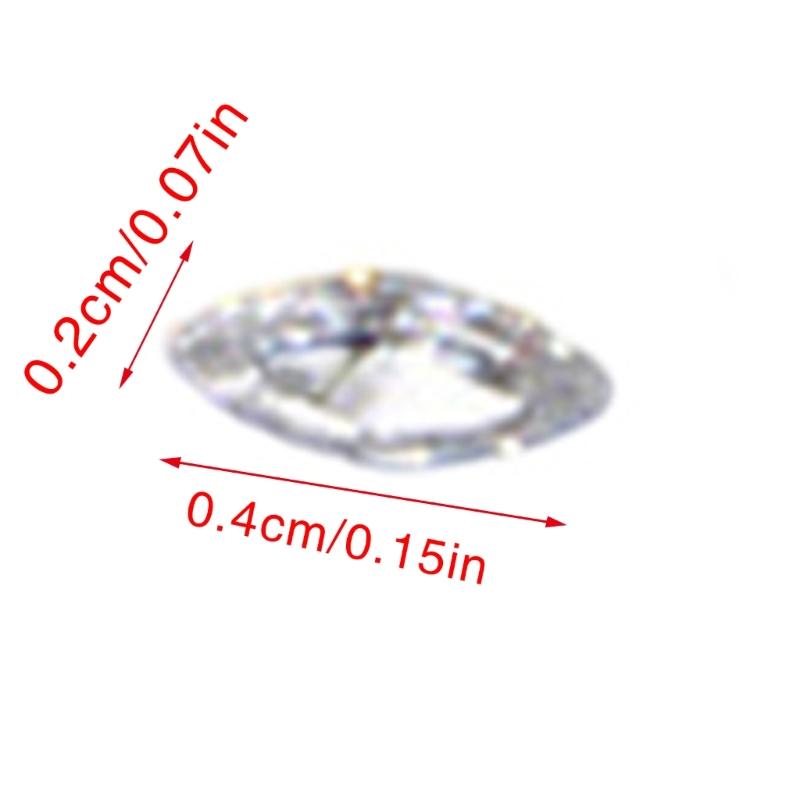 50Pcs Flatback Nail Rhinestones Mini Diamond Nail Charms 3D Crystal Gems Jewelry DIY Manicure Nail Decoration Part