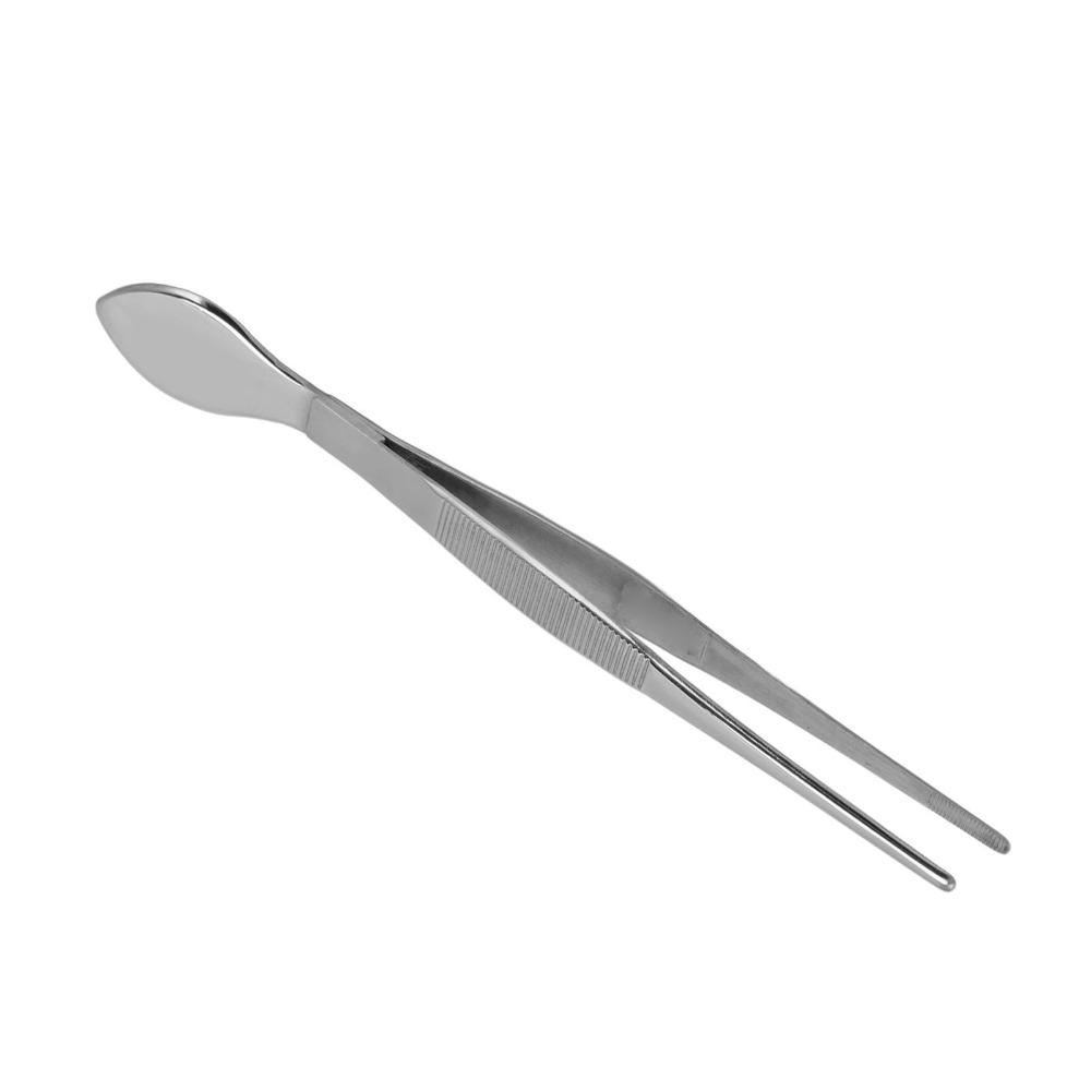 2PCS Silver Bonsai Tweezers Stainless Steel Long Tweezers Multipurpose Plant Tweezers For Bonsai