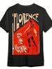 Vintage Florence Machine Band TShirt  Fun MenS Short Sleeve Pattern TShirt Collection Comfortable Cotton Crew Neck