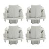 4 Pcs Brake Taillight Socket Bracket 34102 S60 003 License Plate Light Bulb Housing for Accord Civic CR‑V Fit Odyssey