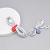 Magnetic Cable Clips Adjustable Elastic Cable Organizer Soft Rubber Elasticity Cable Management Belt