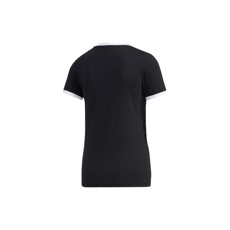 Adidas Neo Minions Round Neck Regular Fit Sports Short Sleeve T-Shirt Women Tops Black GL7212