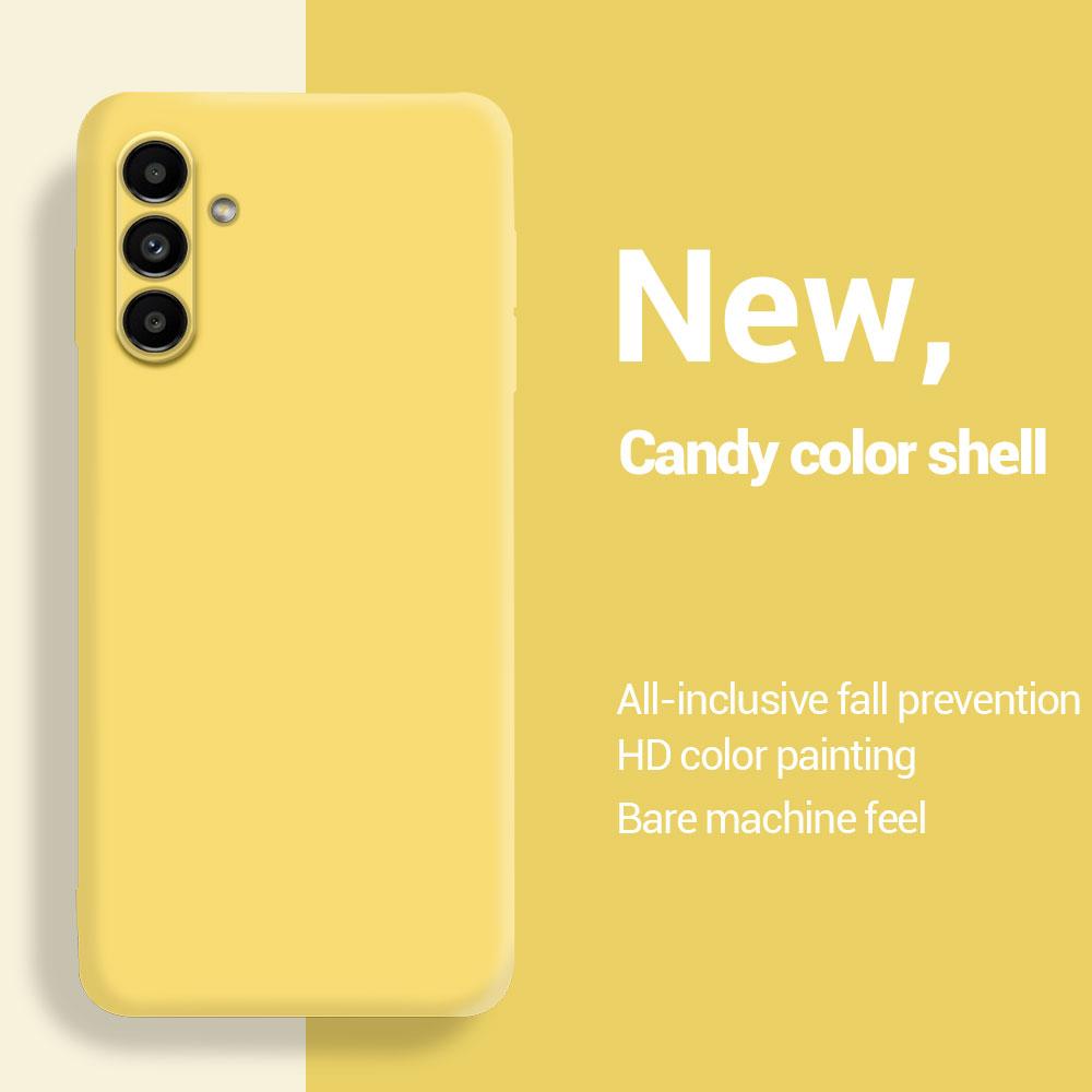 Flüssiges, weiches Silikon-TPU-Case für Samsung Galaxy S20 S21 S22 S23 S24 S25 Plus Note 20 Ultra S21 FE 5G Rückseitenschutz