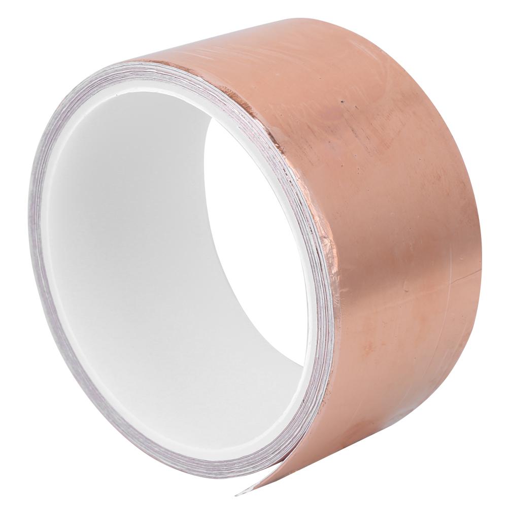 Copper Foil Tape SingleConductor Shielding Conductive for Electric Guitar EMI Shielding