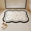 Shengwalunding Bathroom Non-Slip Mat, Elderly Bathing Anti-Fall Floor Mat, Shower Bathroom Doorway Thickened Foot Pad, Upgraded Version, 40*60cm