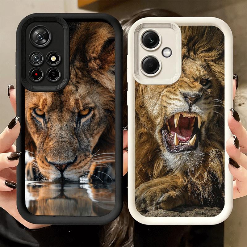 Phone Case for Xiaomi Redmi Note 15 14 13 Pro Plus Lion Male Man King Shell 12S 11 11S 11T 5G 14S Soft Silicone Funda