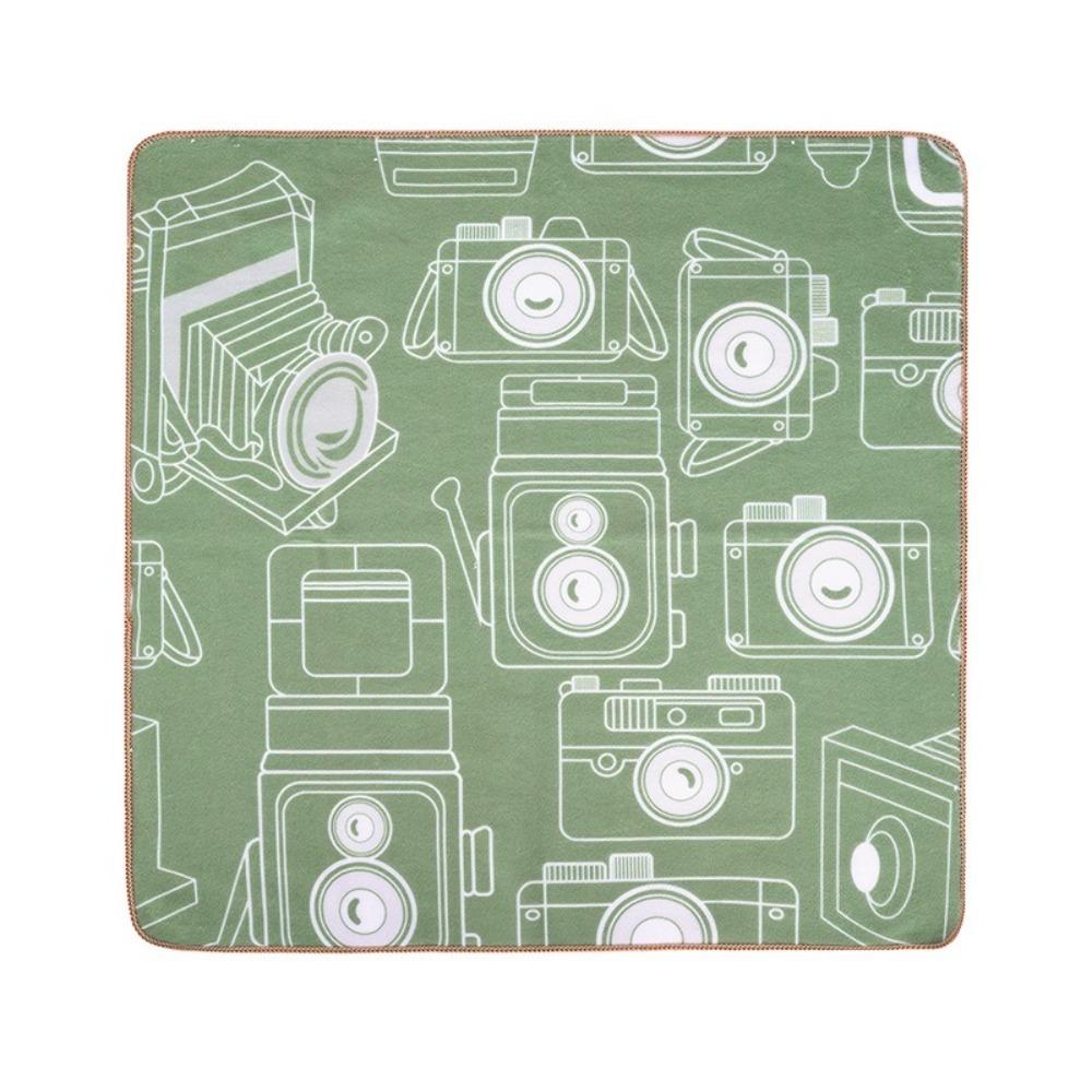 Multi-size Hundred Sticker Cloth Portable Cosmetic Bag Silent Self-adhesive Magic Cloth Inner Bag Cute Camera Lens Organizer