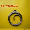 Cheap Flat Small Clock Constant Force Coil Spring Spiral Power Spring, (0.6-0.8)mm Thickness*(5-10)mm Width*(1800-3000)mm Length
